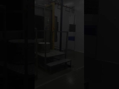 Professional Car Component Powder Coating Line with Monorail Conveyor System and PLC Control Unit