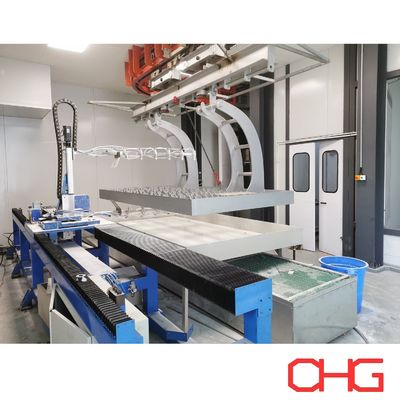 Harga yang bagus Manual / Otomatis Kaca Lubricant Liquid Painting Line Untuk Memalsukan Pada Substrat Logam on line