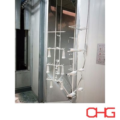 Harga yang bagus Lini Pengecatan Semprot Pelumas Kaca Otomatis Profesional untuk Aplikasi Industri dengan Kustomisasi Sistem Konveyor on line