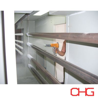 Harga yang bagus Disesuaikan Manual Electrostatic Powder Coating Spray Booth untuk Perawatan Permukaan Logam on line