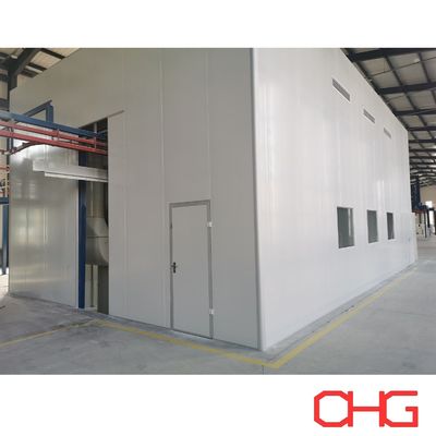 Harga yang bagus Industri Powder Coating Booth Baja tahan karat PP Baja Karbon Powder Paint Booth on line