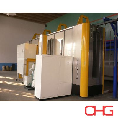 Harga yang bagus Method Type and Automatic Stainless Steel Powder Coating Machine Spray Booth for Metal Surface Treatment on line