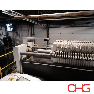 Harga yang bagus Advanced Cantilever Beam Structure Filter Press untuk Pengolahan Air Limbah Atas di Jalur Lapisan on line