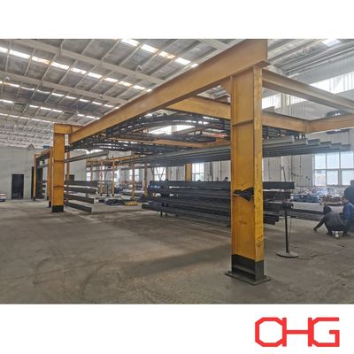 Cold Rolled Steel Plates Semi Automatic Powder Coating Production Line