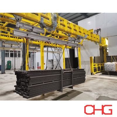 Bagian Struktural Lini Produksi Lukisan Cairan Dengan Mesin Lapisan Otomatis