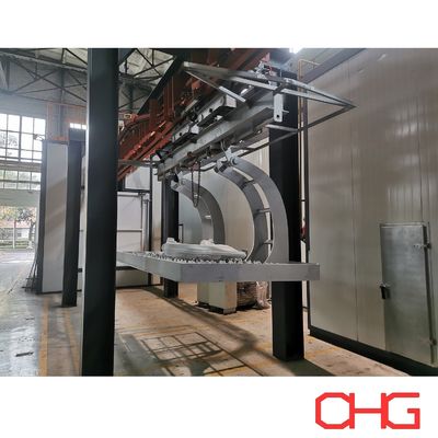 Peralatan Sistem Konveyor Tempa dan Jalur Pengecatan Semprot Cair yang Disesuaikan