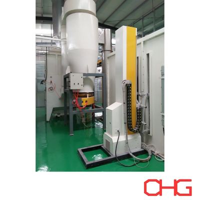 Harga yang bagus Customized Powder Coating Line Dengan Sistem Perubahan Warna Cepat Dan PVC Spray Booth on line