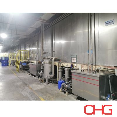 Sistem terowongan semprot pra-pengolahan khusus untuk Superiro Powder Coating Line Coating Machine