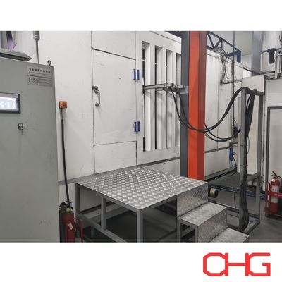 Professional Car Component Powder Coating Line dengan Monorail Conveyor System dan PLC Control Unit
