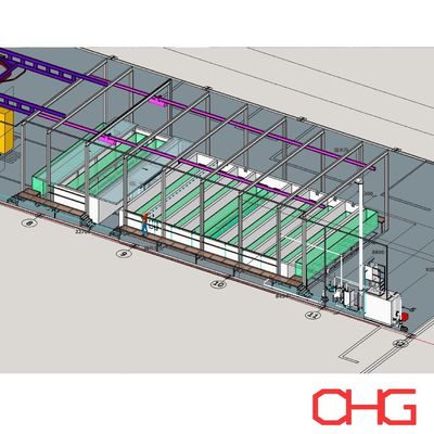 Harga yang bagus Dipping Pre-treatment Line Providing Surface Preparation on Aluminium Profiles (Lini pra-pengolahan penyelaman yang menyediakan persiapan permukaan pada profil aluminium) on line