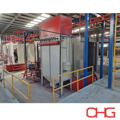 Harga yang bagus Customized Powder Coating Line untuk profil aluminium dengan layanan purna jual dan instalasi peralatan panduan on line