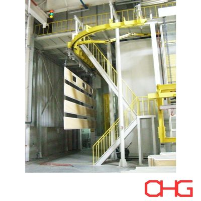 Garis Produksi Lapisan Serbuk Otomatis Untuk Kabinet Kontrol Listrik Besi