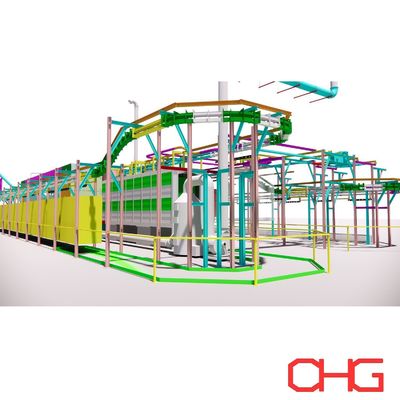 Harga yang bagus Jalur Pretreatment untuk Kategori Pelapisan Elektroforesis/KTL Elektroforesis/EPD Kategori Lini Produksi Pelapisan on line