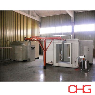 Manual Electrostatic Powder Coating Paint Booth Dengan Peralatan Semprot Plastik
