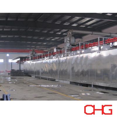 Jalur Produksi Powder Coating Profesional yang Disesuaikan dengan Sistem Konveyor Bebas Daya dan Peralatan Penyemprotan Perangkat Keras