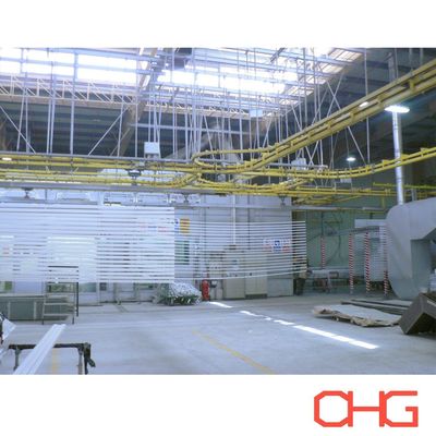 Harga yang bagus Customized Aluminium Profile Powder Coating Production Line Dengan Unit Kontrol PLC on line