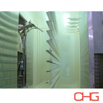 Lini Produksi Lapisan Serbuk Berkinerja Tinggi dan Dapat Dikustomisasi untuk Profil Aluminium Peralatan Semprot Hardware