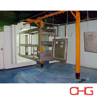 Metal Powder Coating Line Dengan Manual Spray Gun Dirancang Dan Disesuaikan