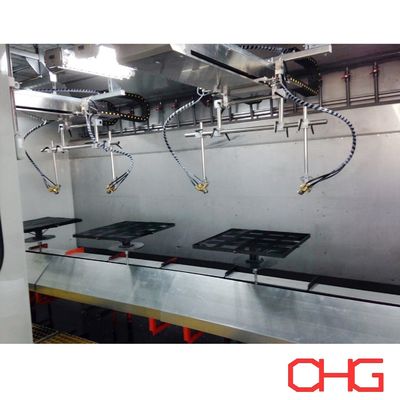 Harga yang bagus Disesuaikan PLC Control Wet Paint Booth Dengan Tirai Air Eco Friendly on line