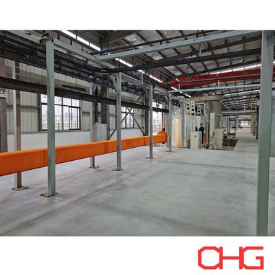 Harga yang bagus Profesional Otomatis Powder Coating Produksi Line Powder Spray Sistem termasuk Powder Coating Oven on line