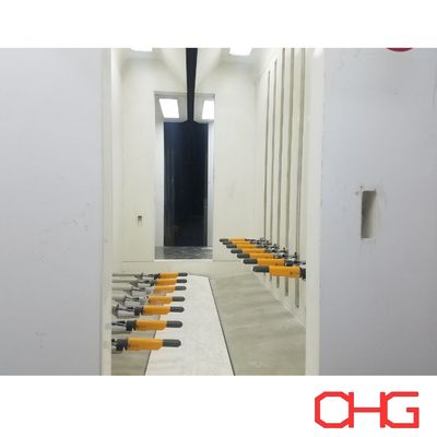 Pistol semprot bubuk elektrostatik otomatis untuk mesin pelapis Kantor semprot dengan unit kontrol