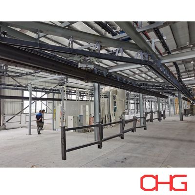 Harga yang bagus Top Powder Coating Line Produksi dengan PLC Control Unit on line