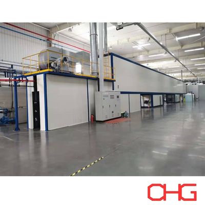Harga yang bagus Jalur Lapisan Serbuk Elektrostatik dengan Sistem Overhead Conveyor Coating Machine Kustomisasi dan Data Teknis yang Disesuaikan on line