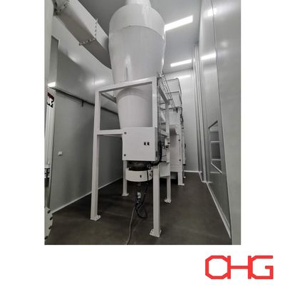 Cyclone Recovery System untuk Spray Booth Powder Coating Equipment Unit Kontrol PLC Profesional