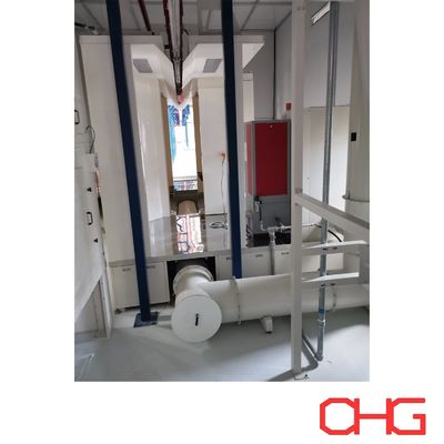 Harga yang bagus Customized Powder Coating Line untuk profil aluminium dengan sistem overhead conveyor dan manual loading unloading untuk fleksibel on line