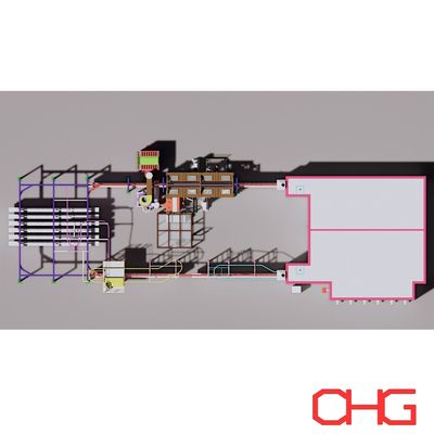 Lini Lapisan Serbuk Elektrostatik yang Disesuaikan dengan Unit Kontrol PLC dan Peralatan Lapisan