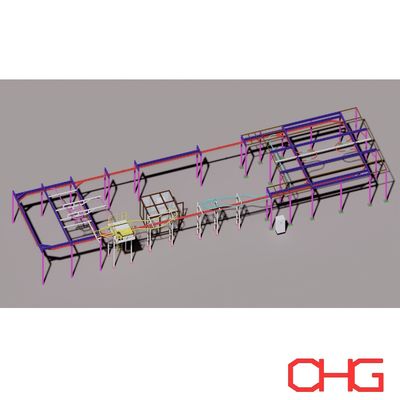 Lini Lapisan Serbuk Berkinerja Tinggi Sistem Lapisan Serbuk Otomatis untuk Berbagai Bagian Logam Meminta Solusi Khusus