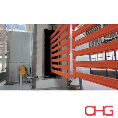 Harga yang bagus Garis Pelapisan Bubuk Elektrostatik Profesional Substrat Logam dengan Opsi yang Disesuaikan dan Bilik Semprot PP on line