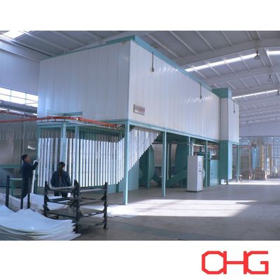 Harga yang bagus Customized Bridge Style Pengeringan Oven Powder Curing Polymerization Oven Unit Kontrol PLC on line