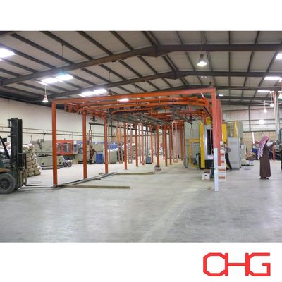 Customized Wet Painting Booth Eco Friendly Dengan Mesin Lapisan Cat Semprot Otomatis