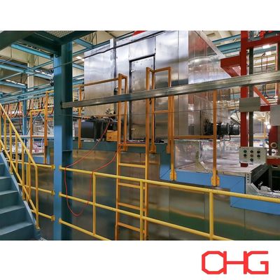 Harga yang bagus Customized Powder Coating Curing Oven PLC Control Polymerization Oven on line