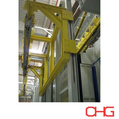 Harga yang bagus PLC Control Powder Coating Lifting Machine Disesuaikan Untuk Coating Line Produksi on line