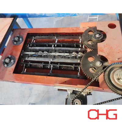 Sistem konveyor baja karbon bebas daya yang disesuaikan untuk jalur produksi pelapis