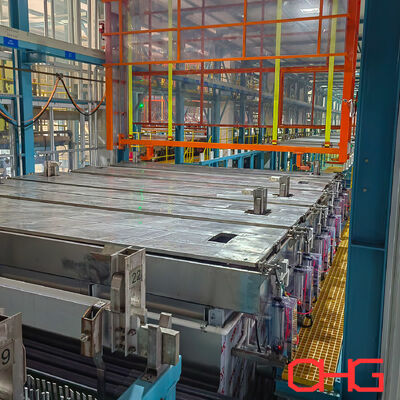 E Coating Line Continuous Multi Tank Anodizing Production Line dengan Sistem Transfer Cerdas untuk Stabil dan Operasi